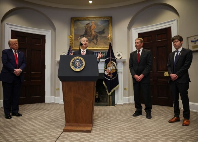 Trump anuncia investimento de até US$ 500 bilhões em inteligência artificial Trump anuncia investimento de até US$ 500 bilhões em inteligência artificial